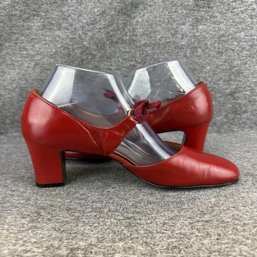 ✅Women’s 8B/2A VTG 60s/70's Fashion Craft D’Orsay Heel Pumps ✅Collectors Display - Picture 11 of 13